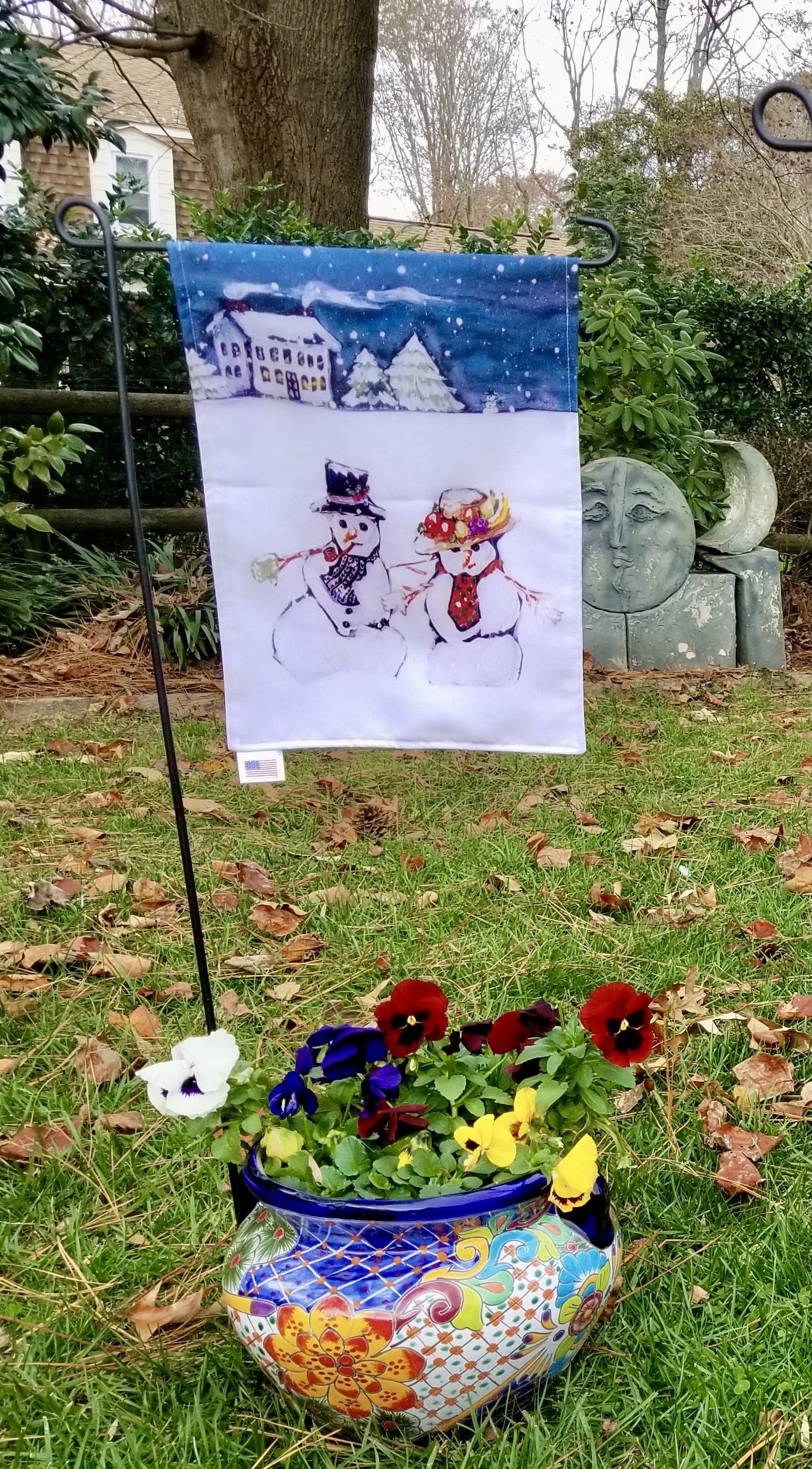 Garden Flags - Snow People