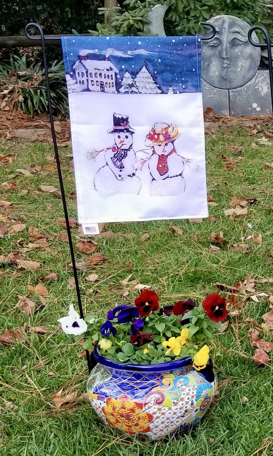 Garden Flags - Snow People