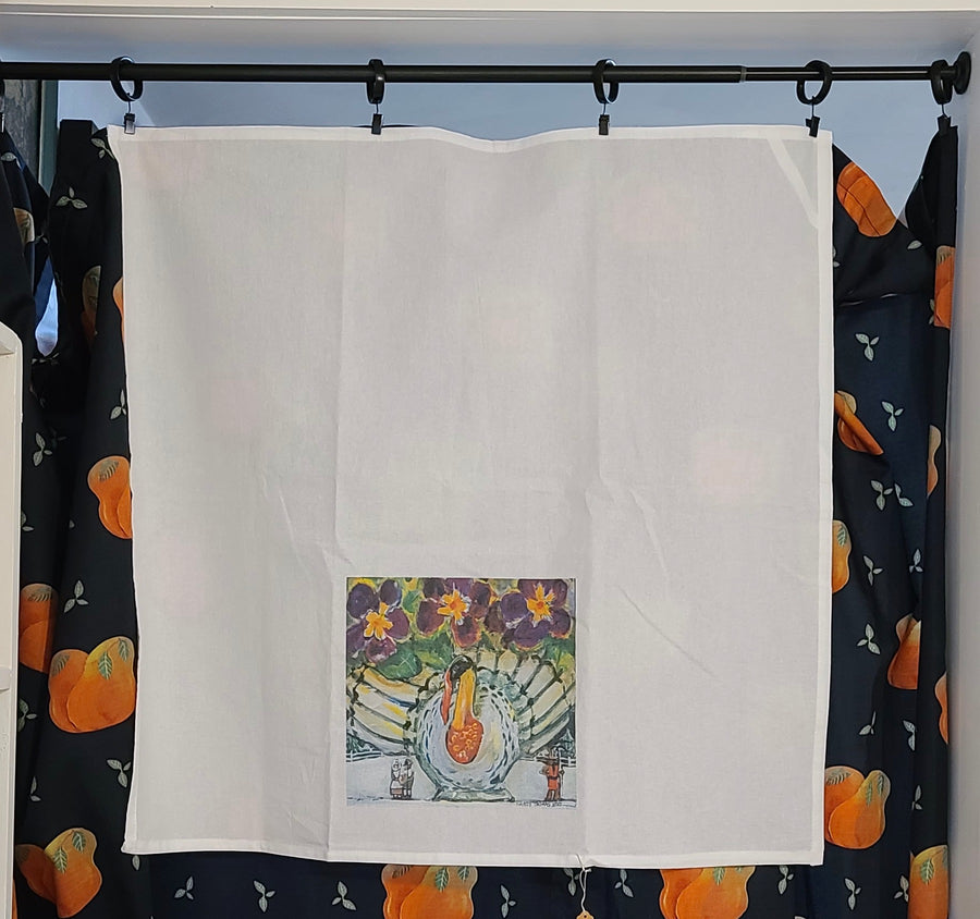 NANCY THOMAS KITCHEN TEA TOWELS - Thanksgiving Guests