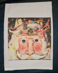 NANCY THOMAS KITCHEN TEA TOWELS - Sugarplum Santa