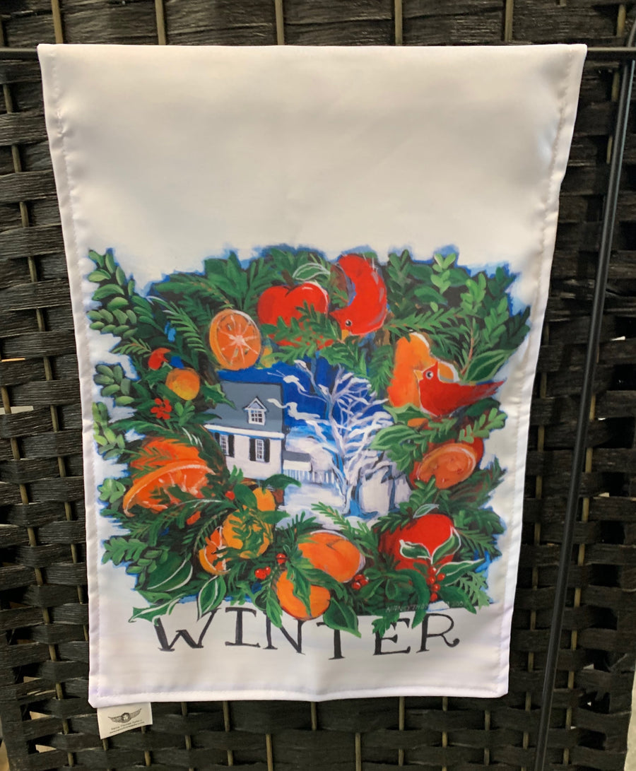 Garden Flags - Colonial Williamsburg Series - Winter
