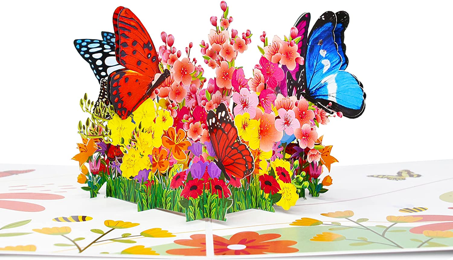 Spring Butterflies 3D Card