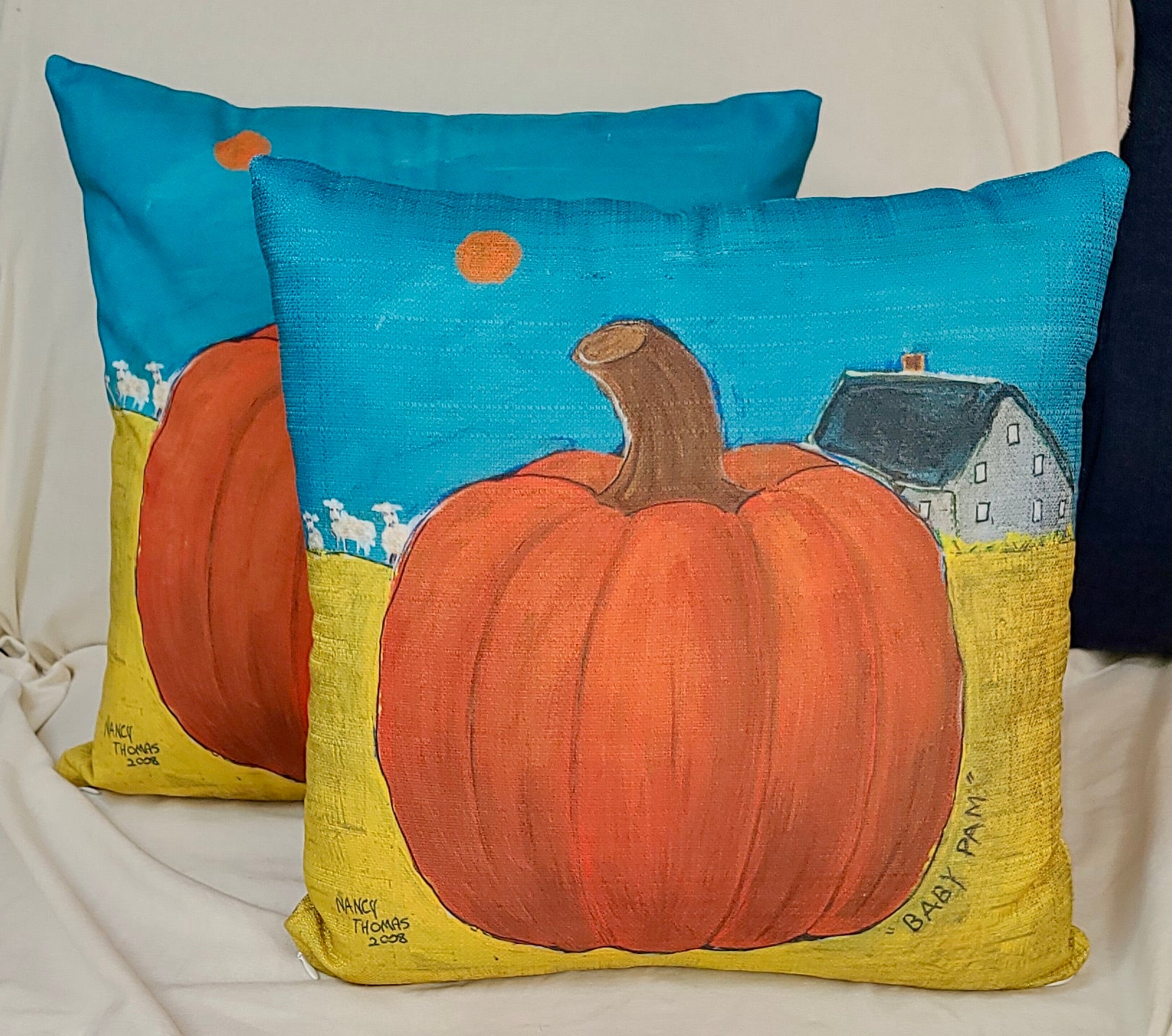 NANCY THOMAS PILLOWS - Pumpkins - Baby Pam
