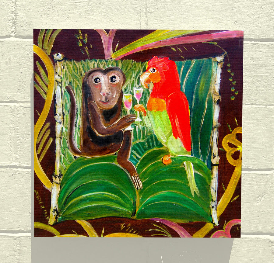 Available Now - Monkey and Parrot
