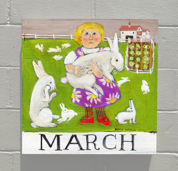Marvelous Months - March - Children's Series (Rabbits)
