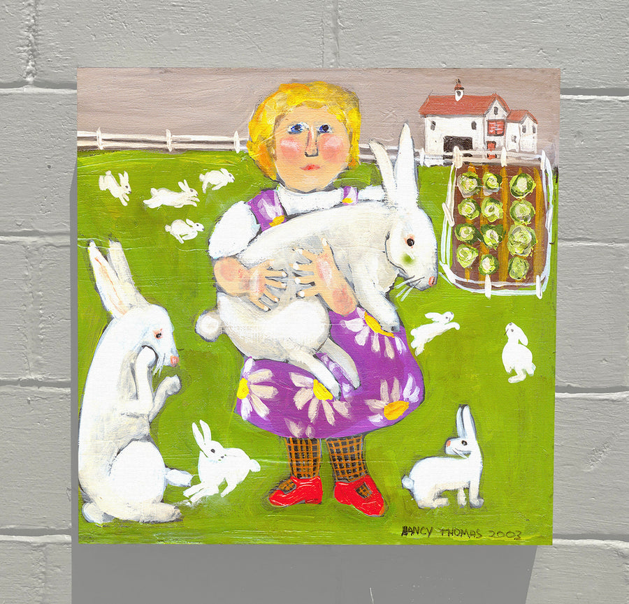 Available Now - Rabbits with Girl