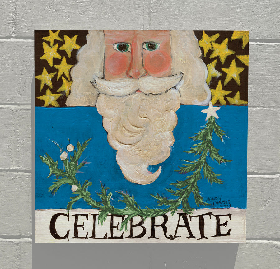 Gallery Grand - Razzle Dazzle Celebrate Santa - Bonkers for Blue!