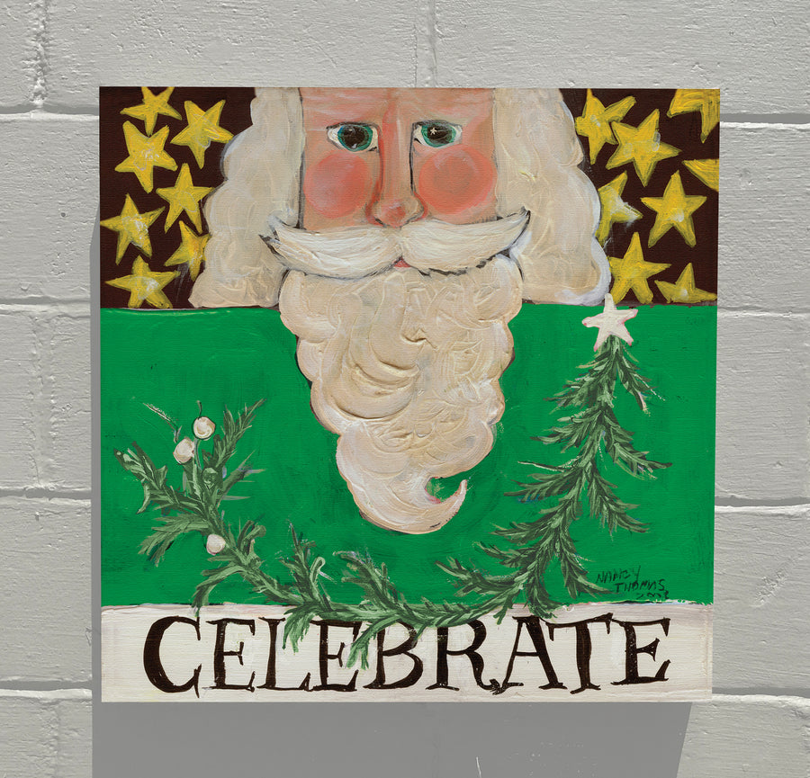 Gallery Grand - Celebrate Santa - Evergreen