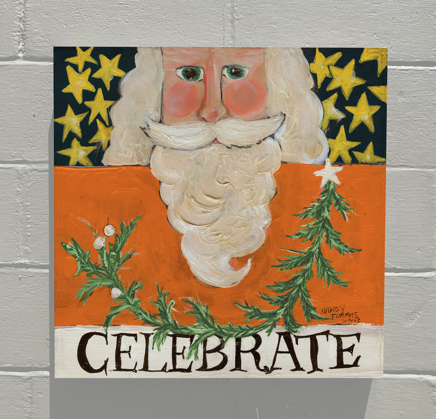 Gallery Grand - Celebrate Santa - Stocking Stuffer Orange!