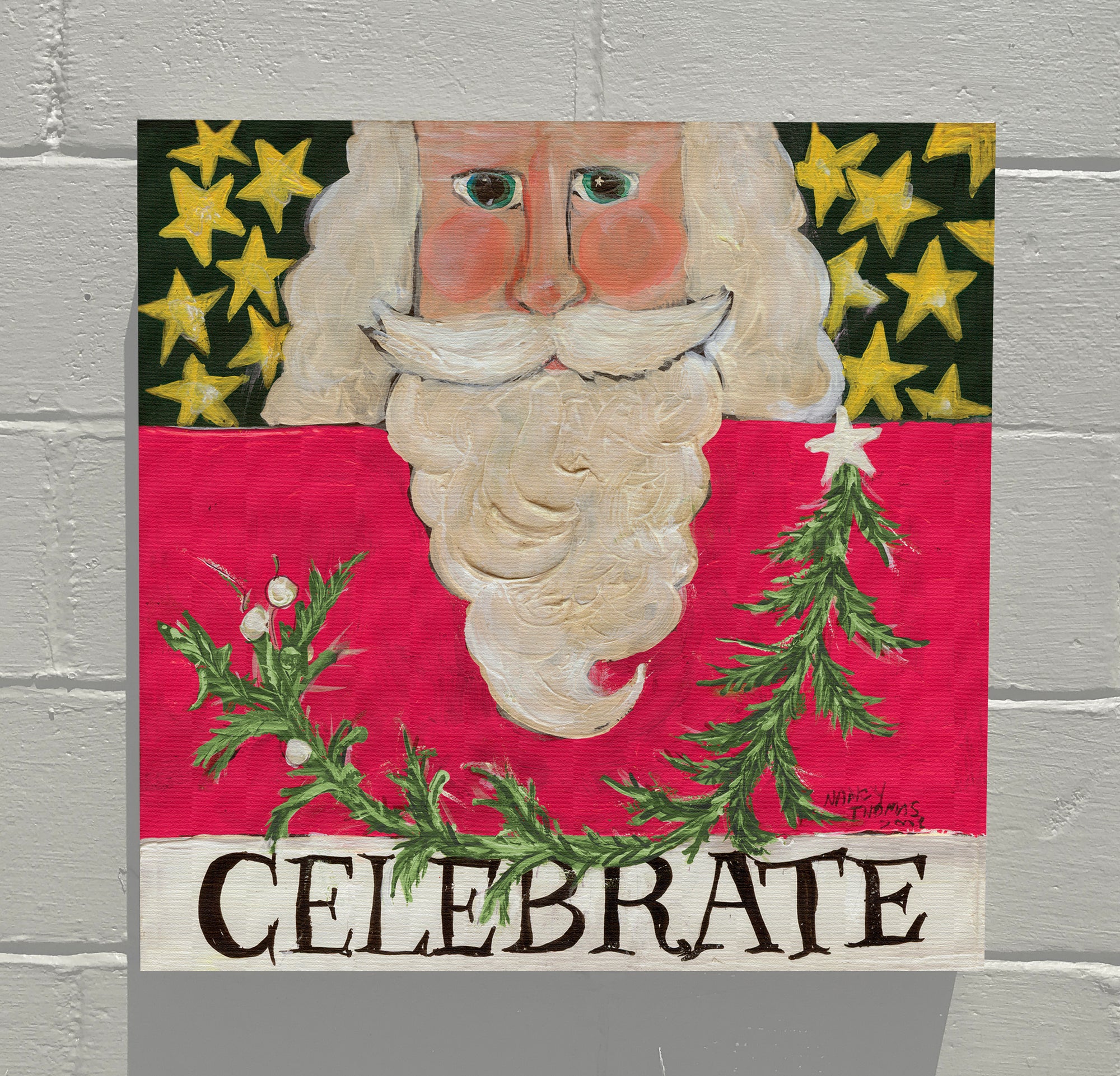 Gallery Grand - Celebrate Santa - Think Pink!