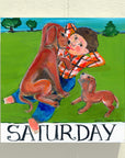 Gallery Grand - Days of the Week - Children's Series - Saturday