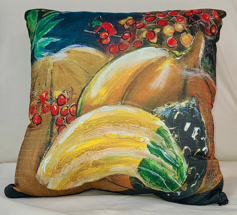 NANCY THOMAS PILLOWS - Gourds and Bittersweet