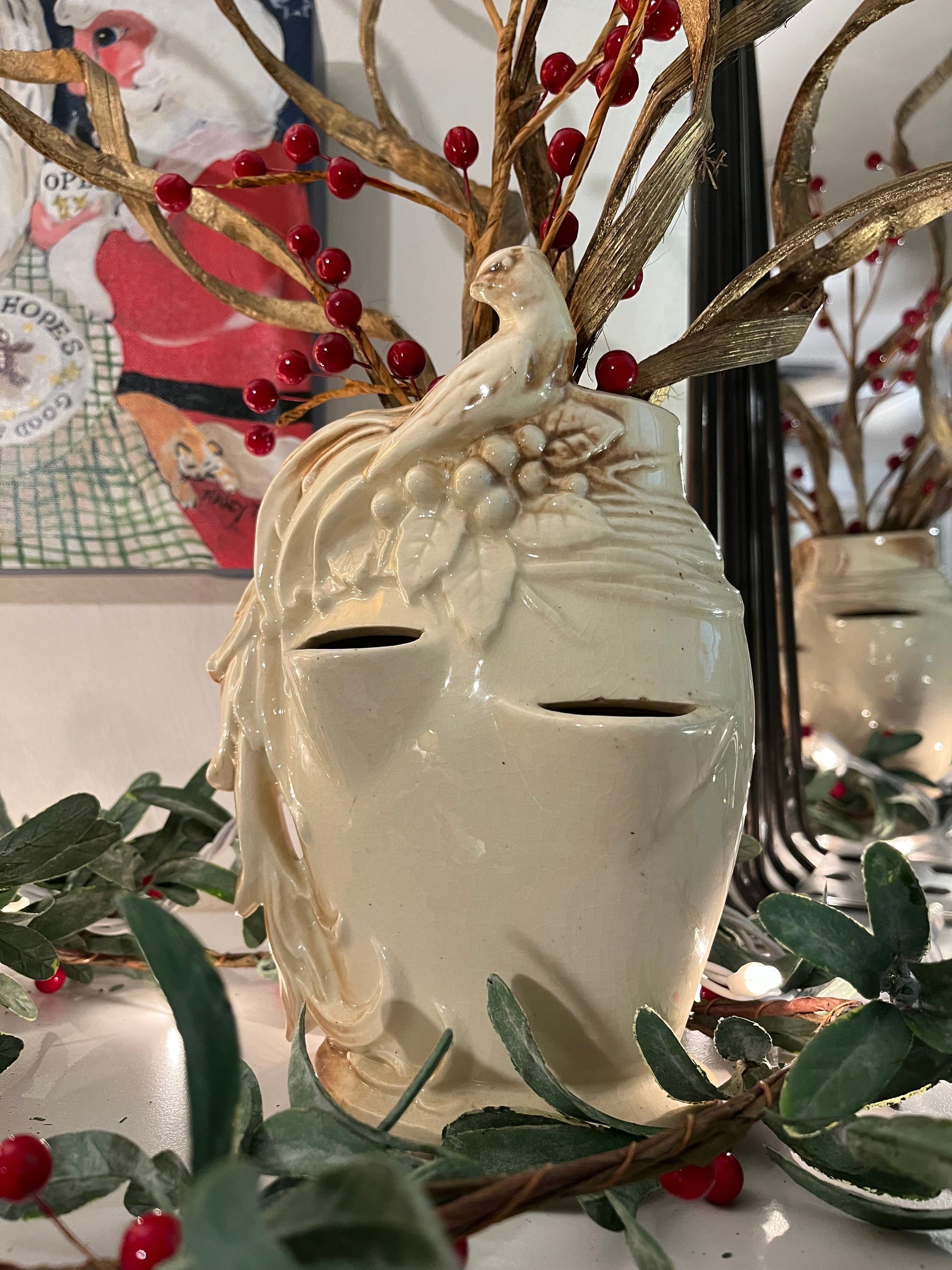 White Bird McCoy Vase