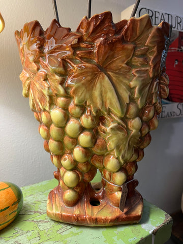 McCoy Vase with Grapes