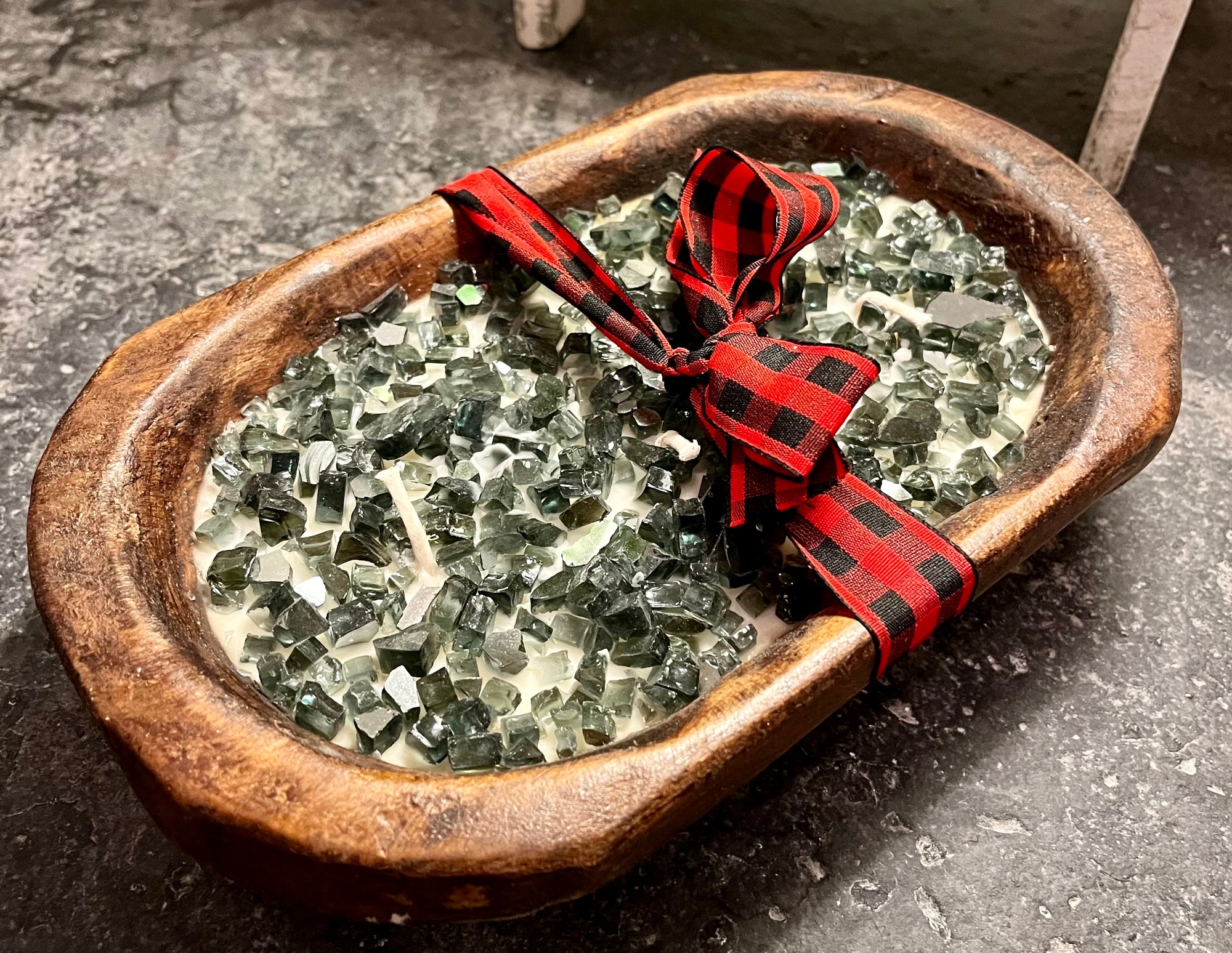 Smoky Glass Fire Bowl