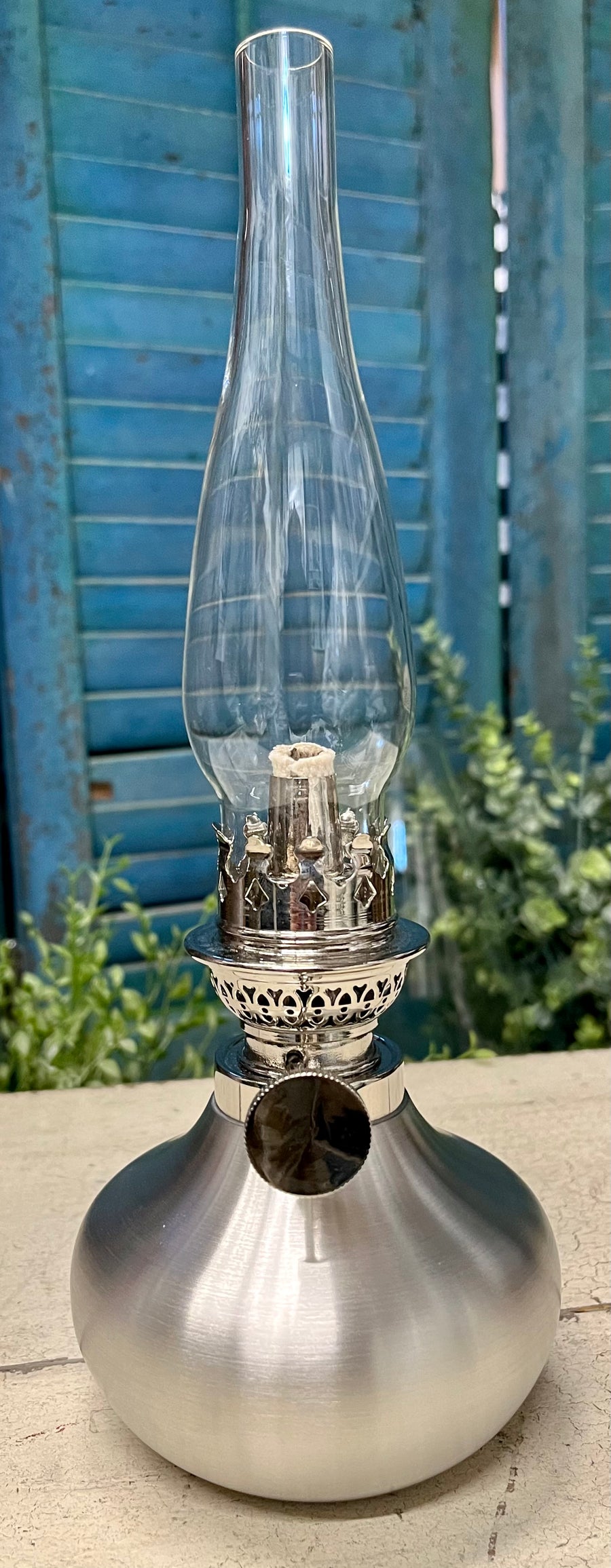 Danforth Pewter Oil Lamp - Shallot