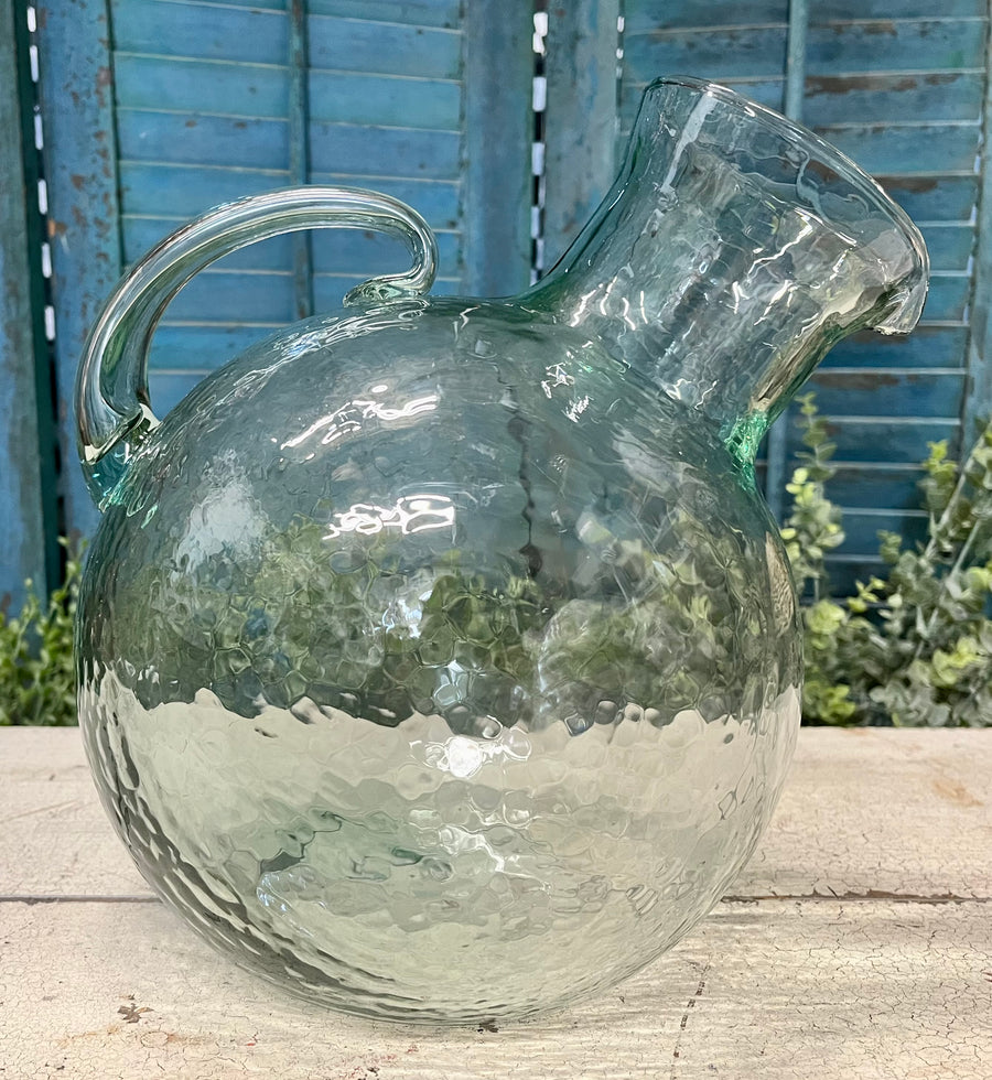 Blown Glass Small Tilted Pitcher