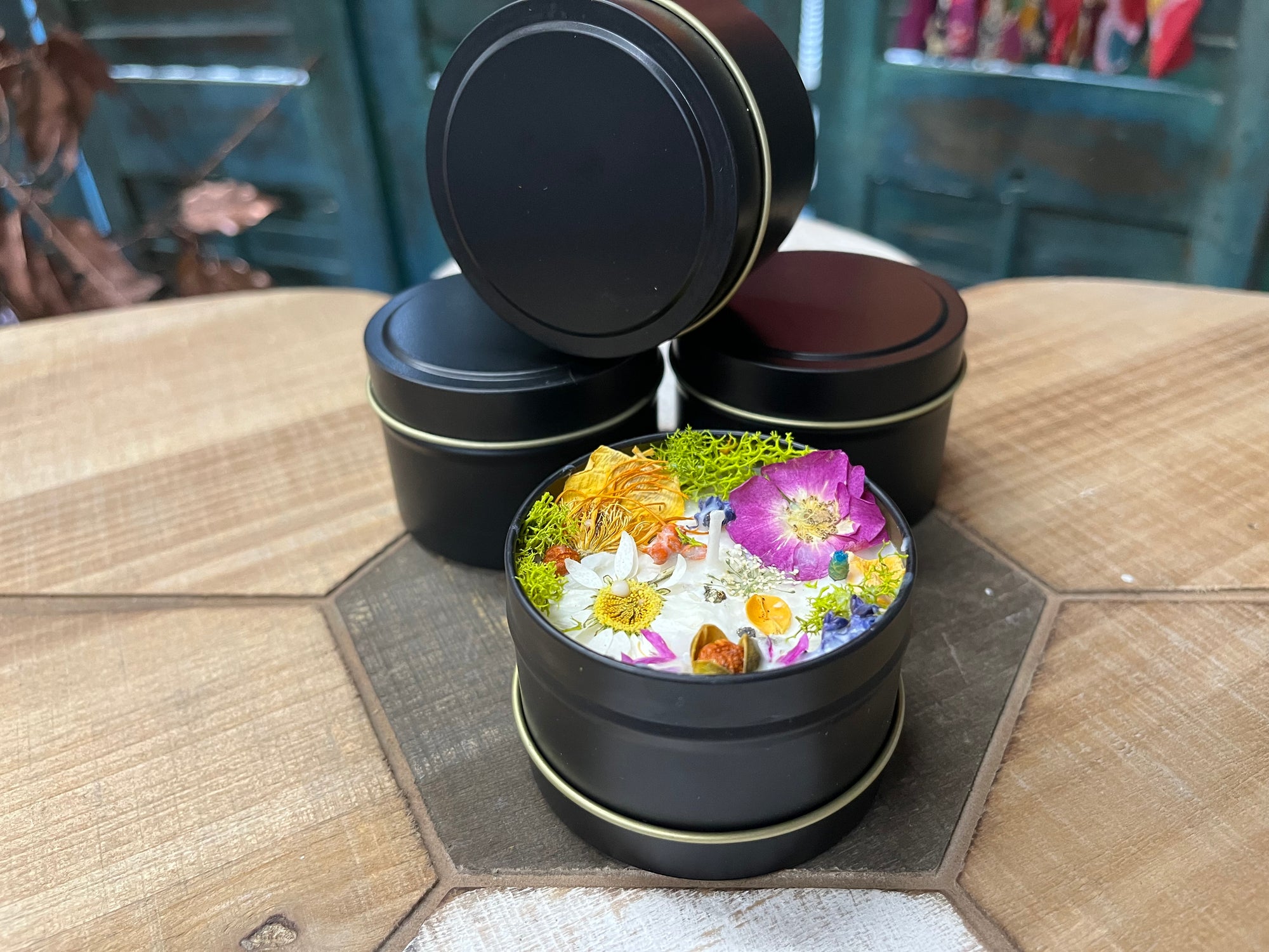 Garden Flower Candle