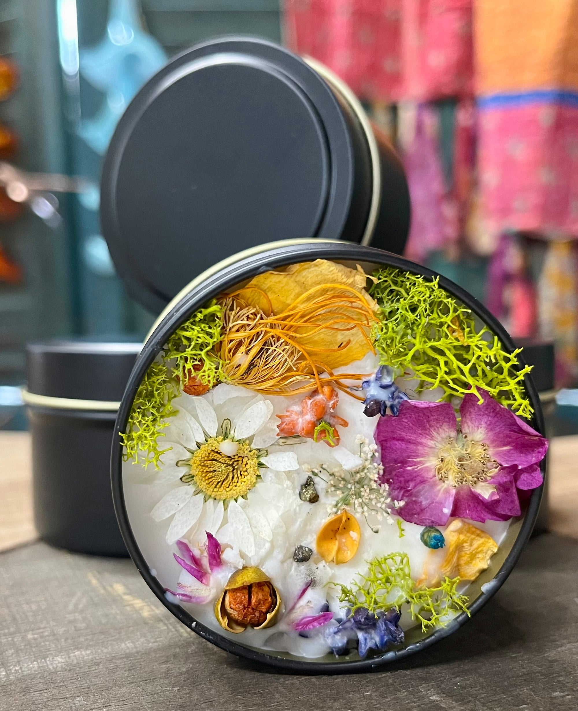 Garden Flower Candle