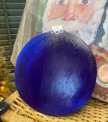 Nancy Thomas Gallery ~ Hand Painted ~ Big Bulbs Blue