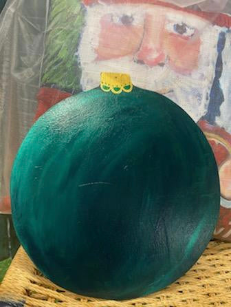 Nancy Thomas Gallery ~ Hand Painted ~ Big Bulbs Green