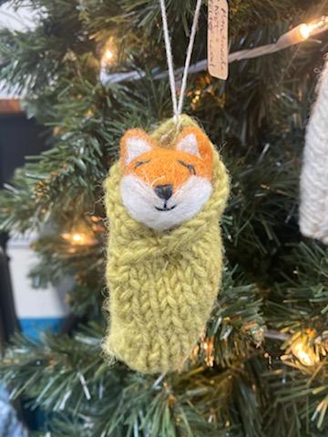 Cozy Fox Ornament