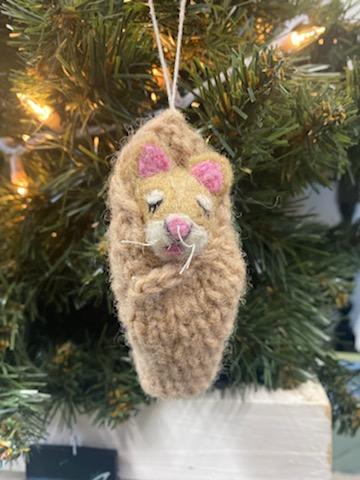 Cozy Kitty Ornament