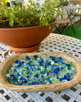 Sparkly Glass Citronella Candle