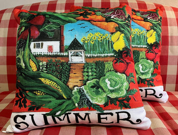 NANCY THOMAS PILLOWS - Colonial Williamsburg Seasons - Summer