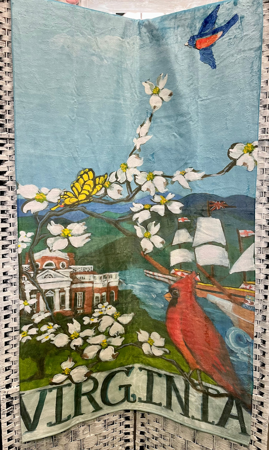 King Size Plush Beach Towels ~ Virginia