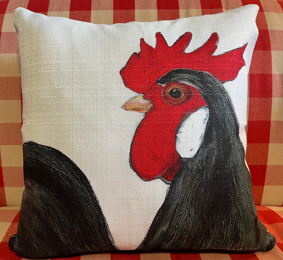 NANCY THOMAS PILLOWS - Set of 2 Chicken Pillows