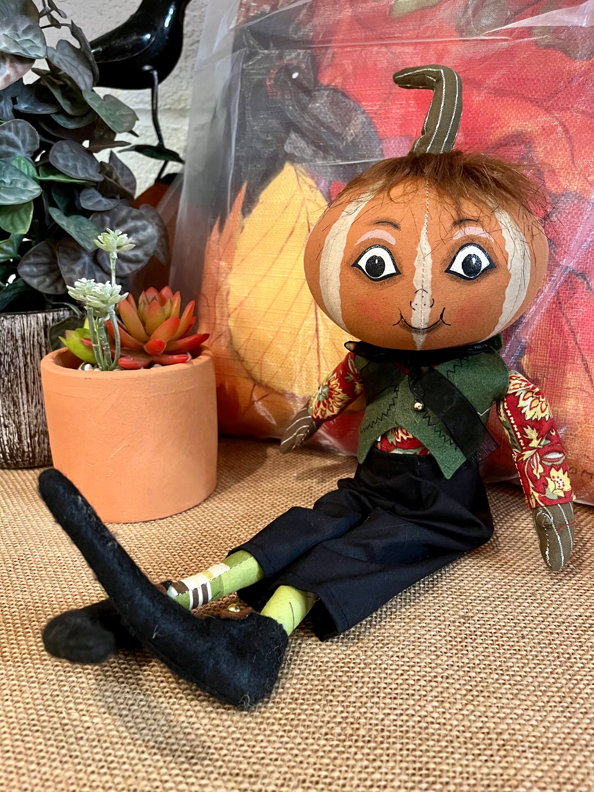 Kermit the Pumpkin Head Kid