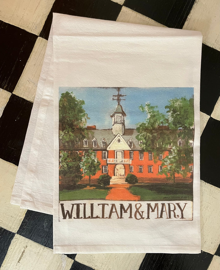 NANCY THOMAS KITCHEN TEA TOWELS - William and Mary