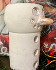 Clay Snowman Luminary