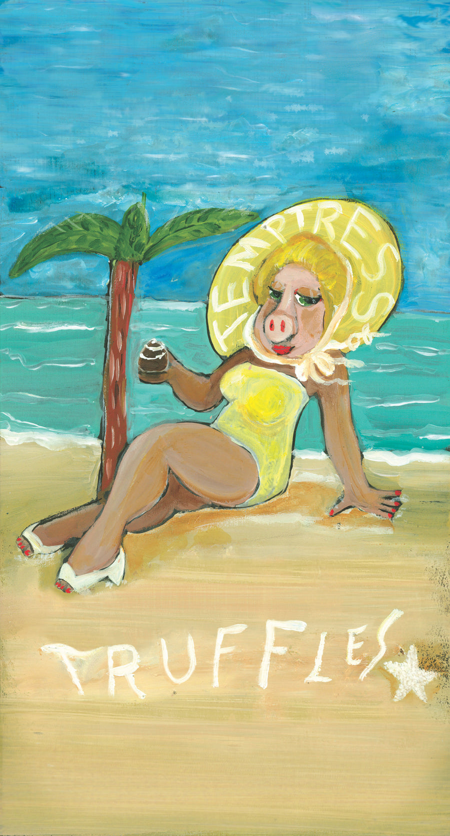 King Size Plush Beach Towels ~ C is for Captain of Caramel
