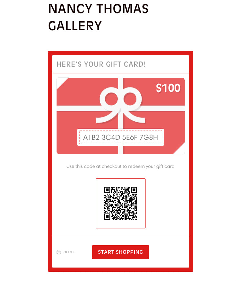 e-Gift Card