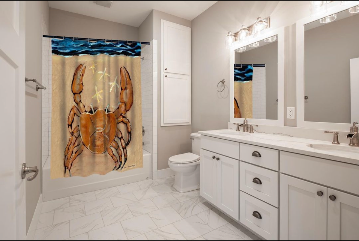 Nancy Thomas Gallery Shower Curtains - Sea Life