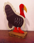 Wooden Turkey Sculptures- Singles or Trio