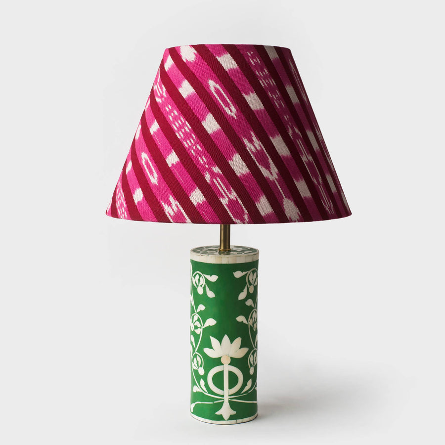 Floral Vines Table Lamp - Green