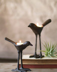 Cast Iron Bird Tea Light Holders