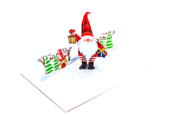 Greeting Card - Santa Pop Up Card