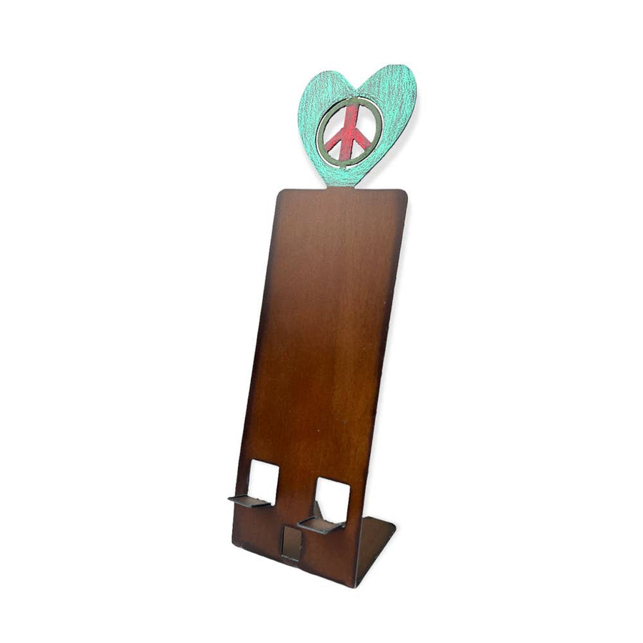 Peace and Love Tech Caddy - Never miss a call from your Valentine