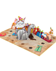 3D Pop-up Card  - Funny Cat Birthday (First Class Forever stamp included)