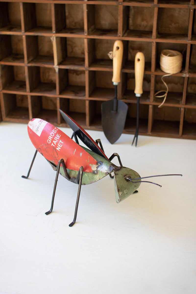 Recycled Iron Grasshopper