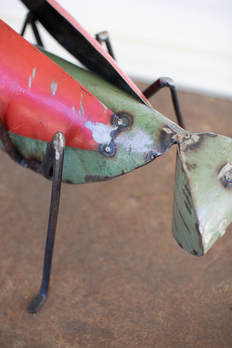 Recycled Iron Grasshopper