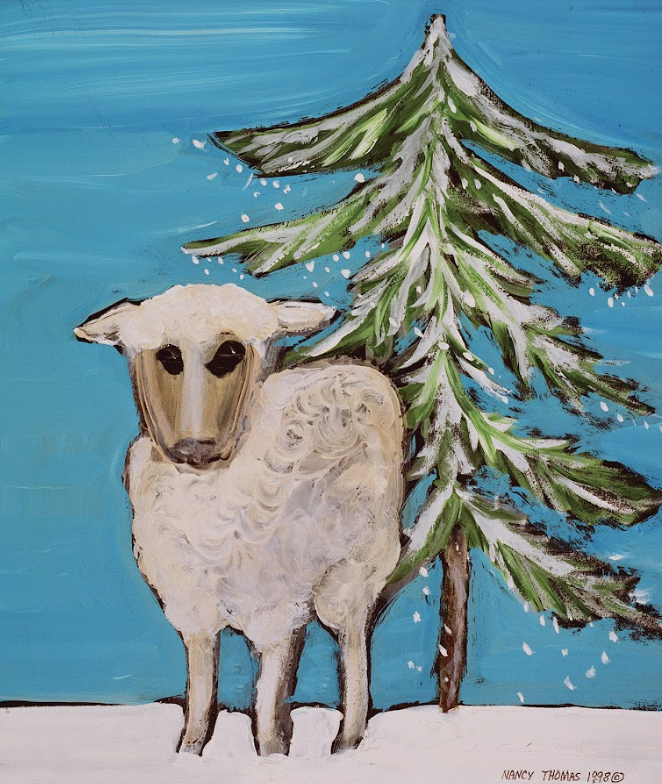 Gallery Grand - Lamb in Snow
