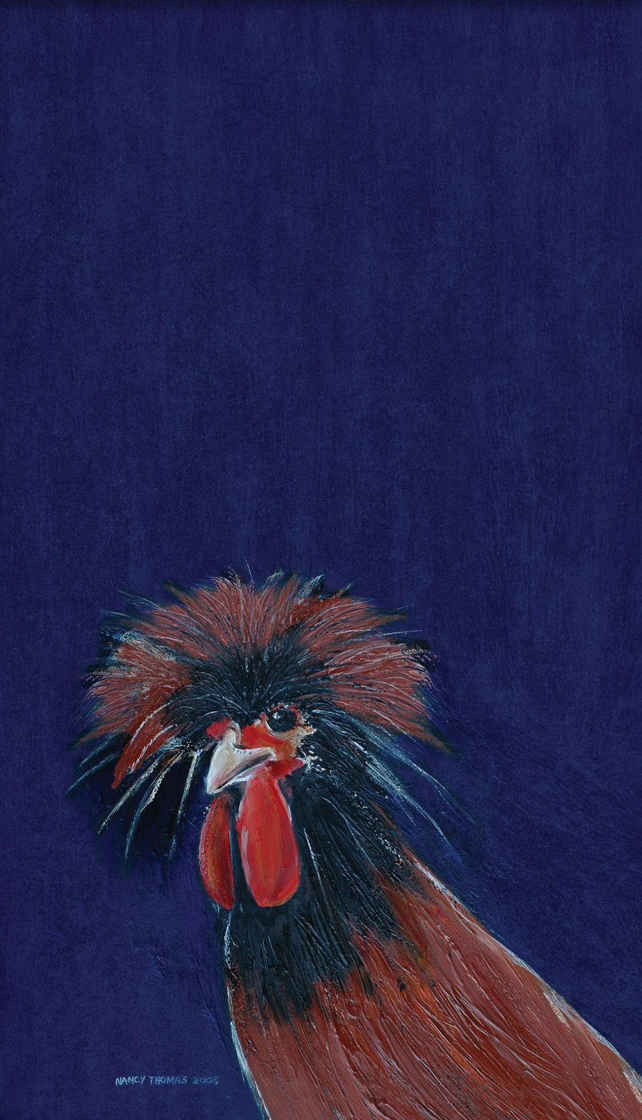 King Size Plush Beach Towels - Multi Color Chicken